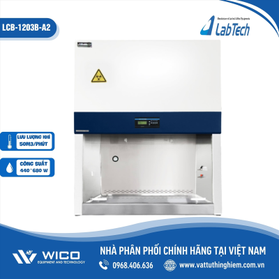 Tủ an toàn sinh học cấp II, kiểu A2 (1.2m) Labtech - Hàn Quốc LCB-1203B-A2