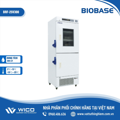 Tủ Bảo Quản 2 Dải Nhiệt Độ Biobase BRF-25V300