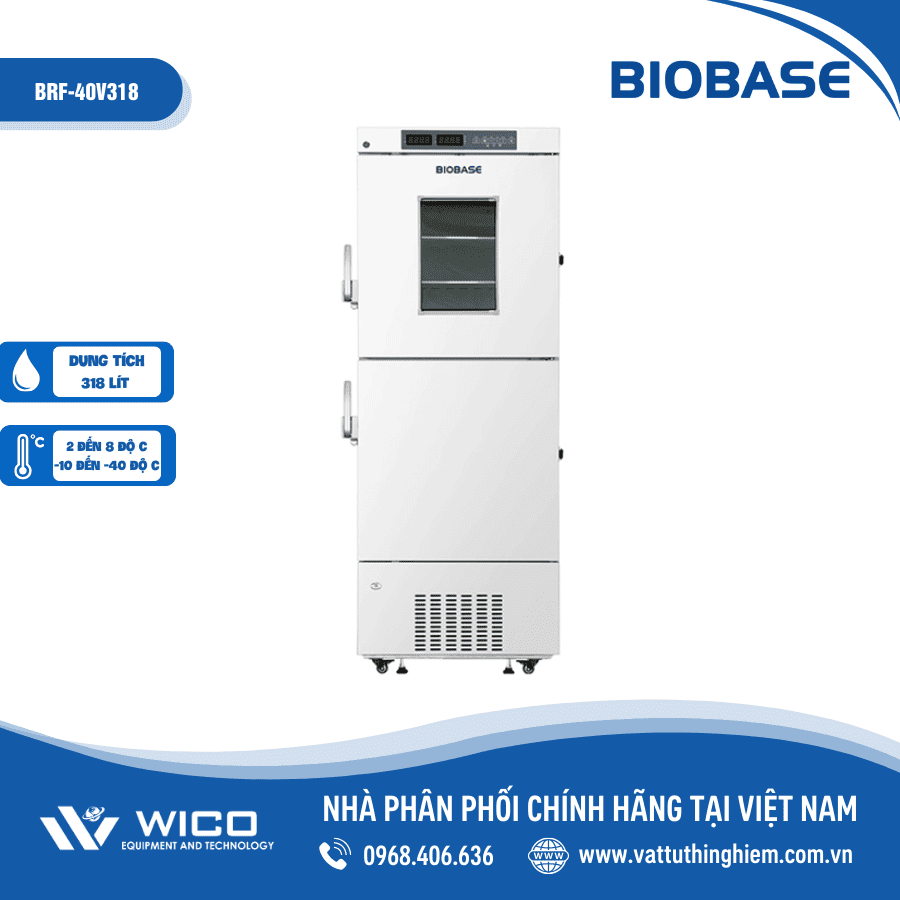 Tủ Bảo Quản 2 Dải Nhiệt Độ Biobase BRF-40V318