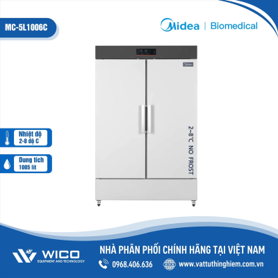 Tủ bảo quản 2-8 độ C Midea MC-5L1006C