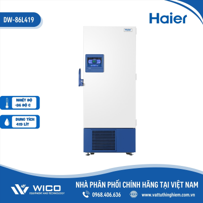 Tủ bảo quản âm sâu Haier -86 độ C, 419 lít DW-86L419