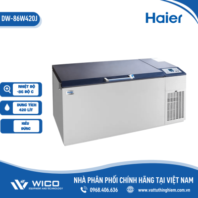 Tủ bảo quản âm sâu Haier -86 độ C, 420 lít DW-86W420J