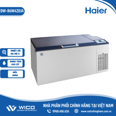 Tủ bảo quản âm sâu Haier -86 độ C, 420 lít DW-86W420JA