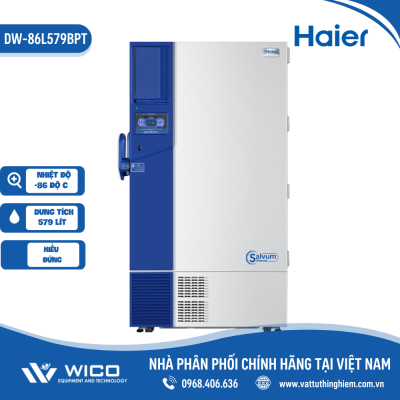 Tủ bảo quản âm sâu Haier™ âm 86 độ C DW-86L579BPT | Màn hình cảm ứng LCD