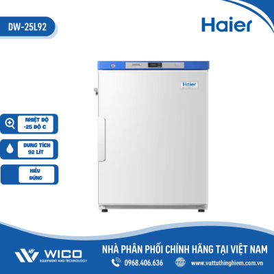 Tủ bảo quản sinh phẩm Haier™ -25 độ C: DW-25L92