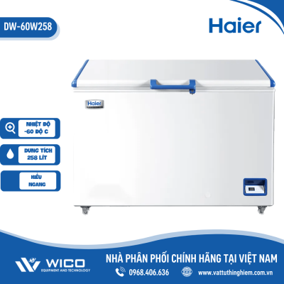 Tủ bảo quản sinh phẩm Haier -60 độ C 258 lít DW-60W258