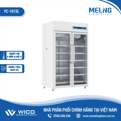 Tủ Bảo Quản Vacxin - Dược Phẩm 2-8 độ C Meiling YC-1015L | 1015 Lít