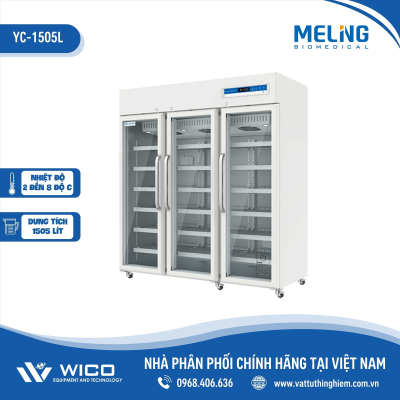 Tủ Bảo Quản Vacxin - Dược Phẩm 2-8 độ C Meiling YC-1505L | 1505 Lít