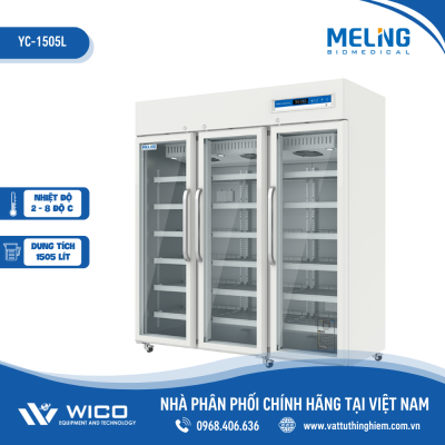 Tủ Bảo Quản Vacxin - Dược Phẩm 2-8 độ C Meiling YC-1505L | 1505 Lít