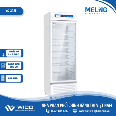 Tủ Bảo Quản Vacxin - Dược Phẩm 2-8 độ C Meiling YC-395L | 395 Lít