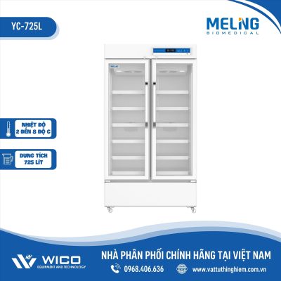 Tủ Bảo Quản Vacxin - Dược Phẩm 2-8 độ C Meiling YC-725L | 725 Lít