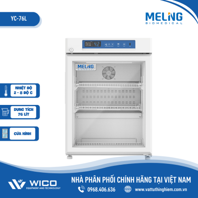 Tủ Bảo Quản Vacxin - Dược Phẩm 2-8 độ C Meiling YC-76L | 76 Lít