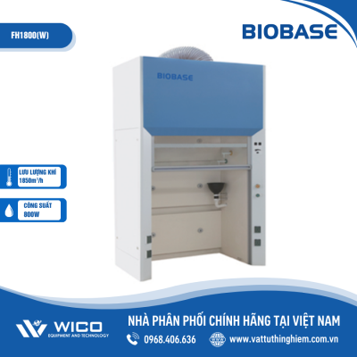 Tủ hút khí độc 1,8m Biobase FH1800(W)