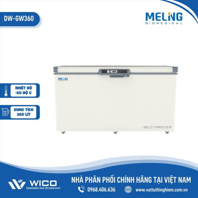 Tủ Lạnh Âm Sâu -60 Độ C Meiling DW-GW360 | 360 Lít