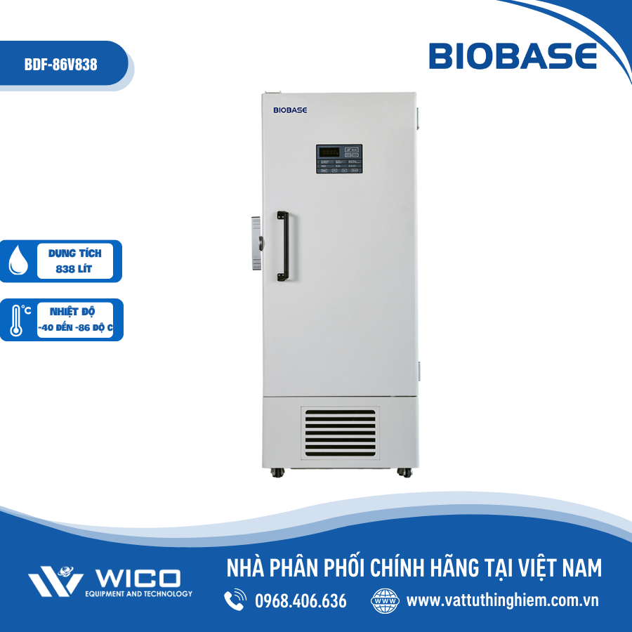 Tủ Lạnh Âm Sâu -86 Độ C Biobase BDF-86V838