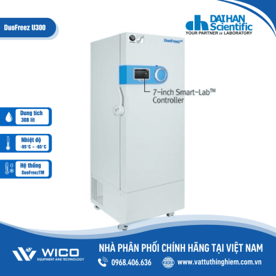 Tủ lạnh âm sâu -95℃ dạng đứng 308 lít Daihan DuoFreez U300