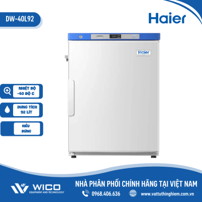 Tủ Lạnh Âm Sâu Haier -40 độ C DW-40L92 | 92 Lít