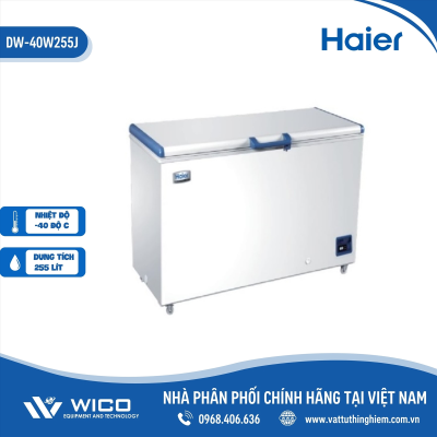 Tủ Lạnh Âm Sâu Haier -40 độ C DW-40W255J | 255 Lít