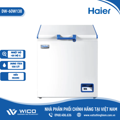 Tủ lạnh âm sâu Haier -60 độ C 138 lít DW-60W138