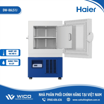 Tủ Lạnh Âm Sâu Haier -86 độ C DW-86L51J | 51 Lít
