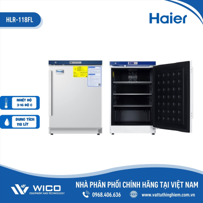 Tủ lạnh bảo quản mẫu, hóa chất dễ cháy nổ Haier 118 lít HLR-118FL