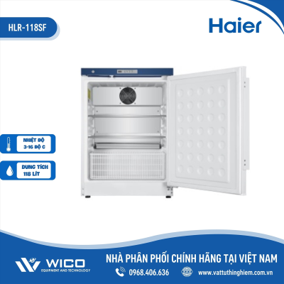 Tủ lạnh bảo quản mẫu, hóa chất dễ cháy nổ Haier 118 lít HLR-118SF