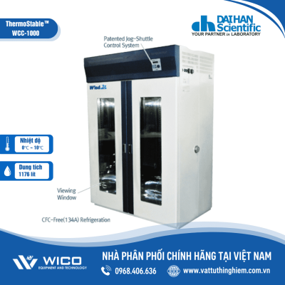 Tủ mát trữ mẫu 0℃ đến 10℃ 1176 lít Daihan WCC-1000