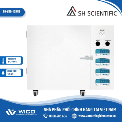 Tủ sấy chân không 450 độ 125 lít SH Scientific SH-VDO-125NS