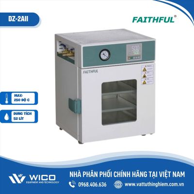 Tủ sấy chân không 52 lít Trung Quốc DZ-2AII (Faithful)