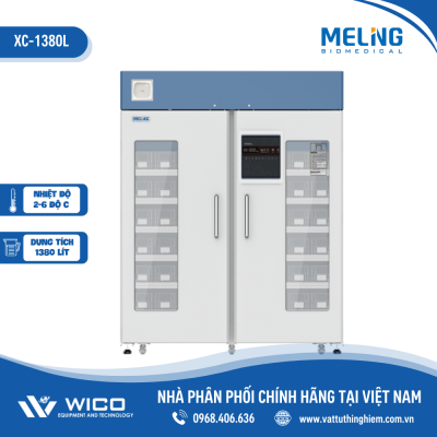 Tủ Trữ Máu Chuyên Dụng Meiling XC-1380L | 1380 Lít