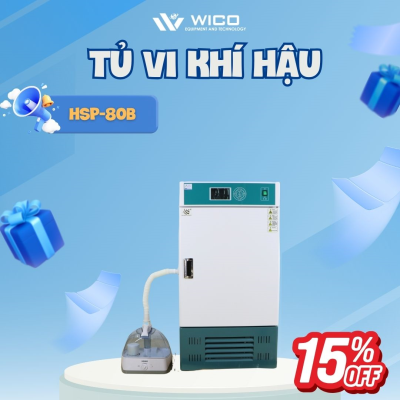 Tủ vi khí hậu - Tủ môi trường Trung Quốc 80 lít SHKT HSP-80B