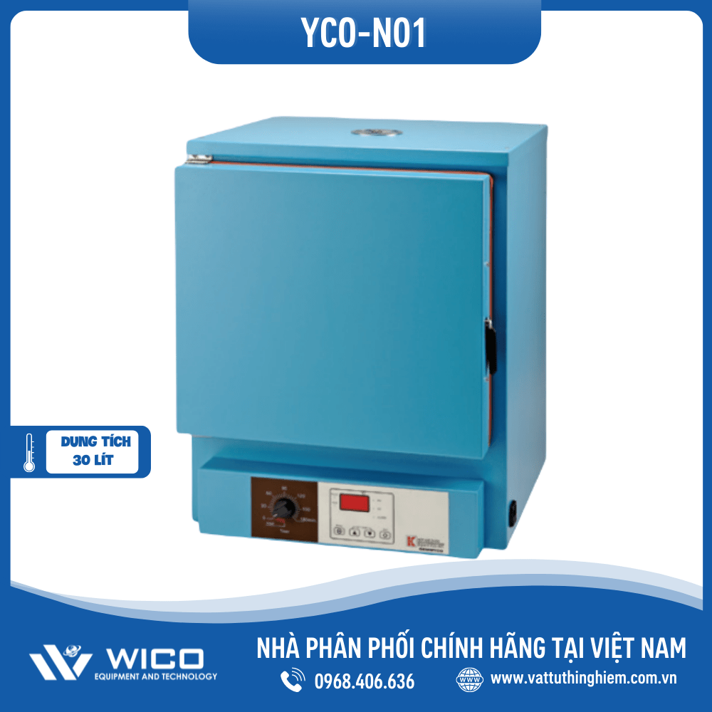 Tủ sấy đối lưu tự nhiên Gemmy YC0-N01 30 lít (loại cơ núm xoay)