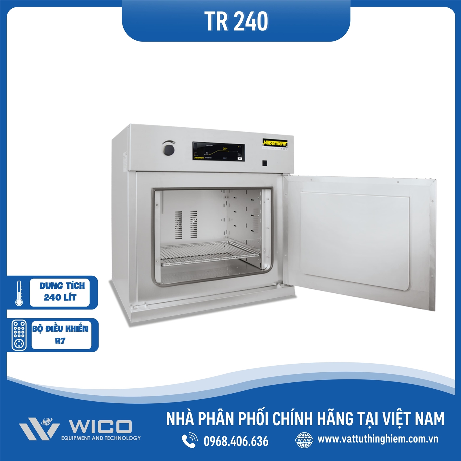 Tú sấy Nabertherm 240 lít TR240