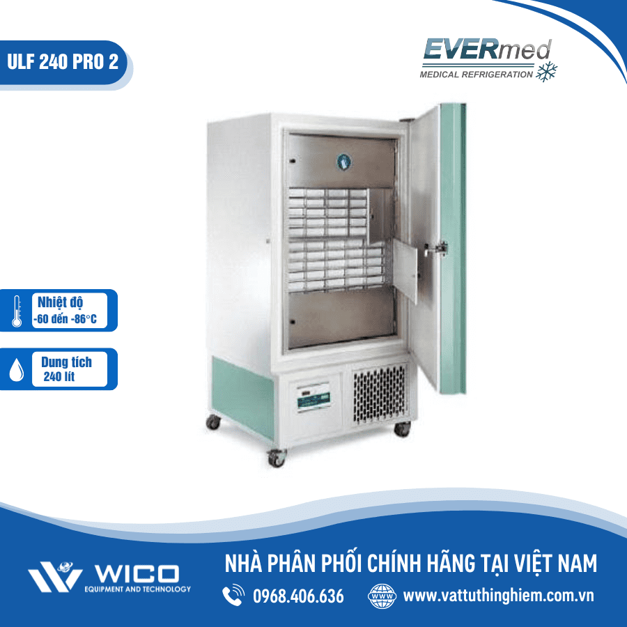 Tủ lạnh âm sâu -86oC 240 lít Evermed ULF 240 PRO 2