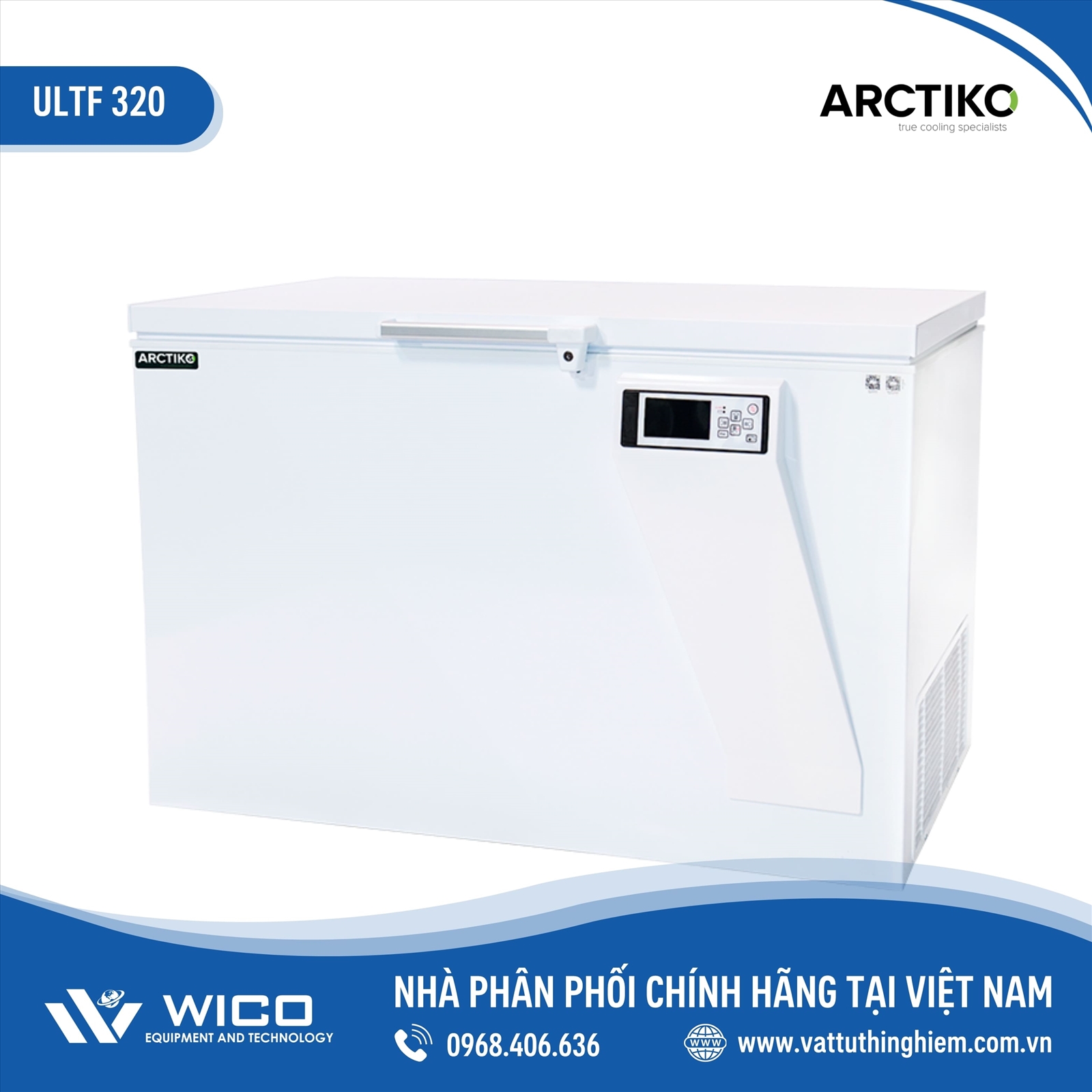 Tủ lạnh âm sâu -86 độ C 284 lít Đan Mạch ULTF 320 (Arctiko)