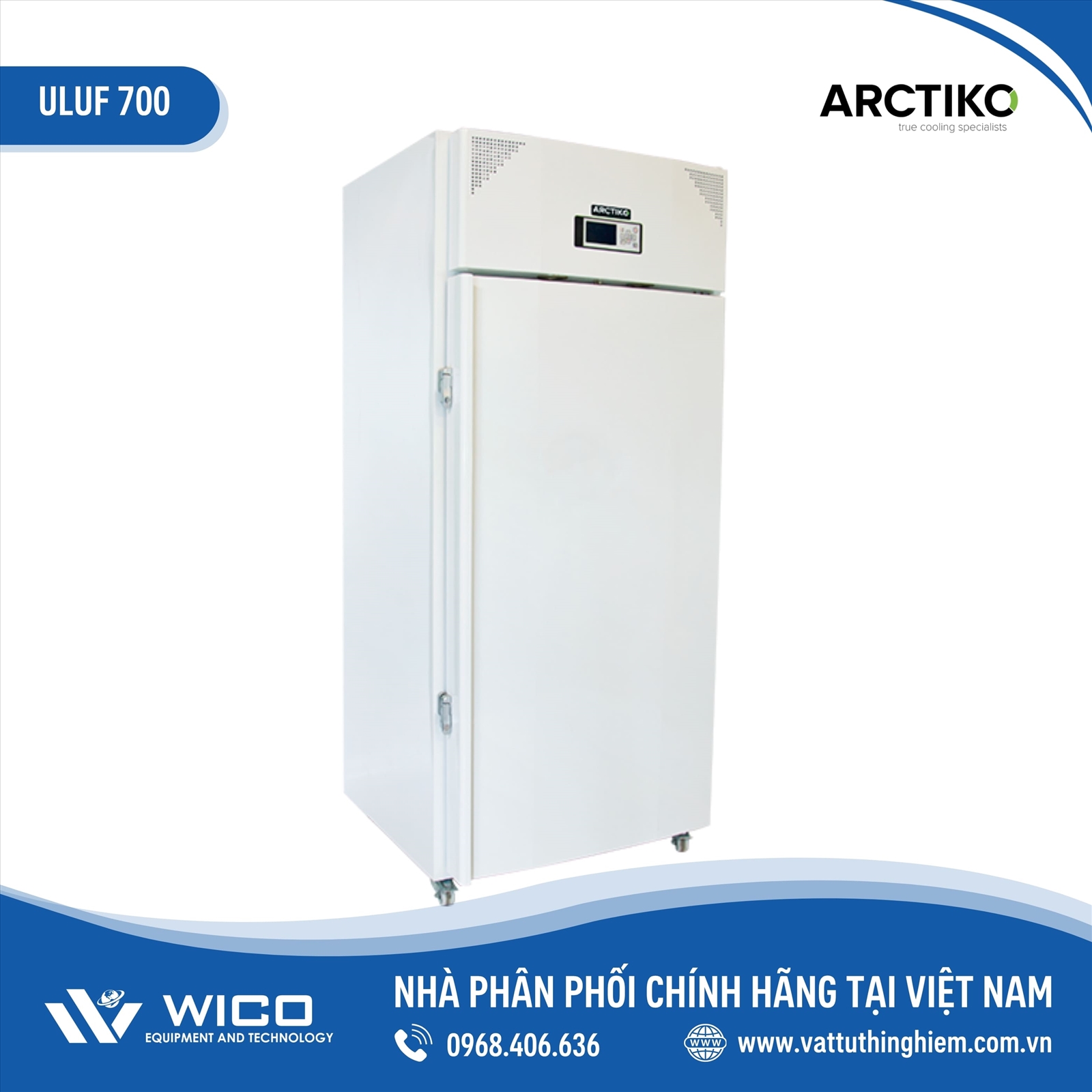 Tủ lạnh âm sâu -40oC, 680 lít, loại đứng Đan Mạch ULUF 700 (Arctiko)