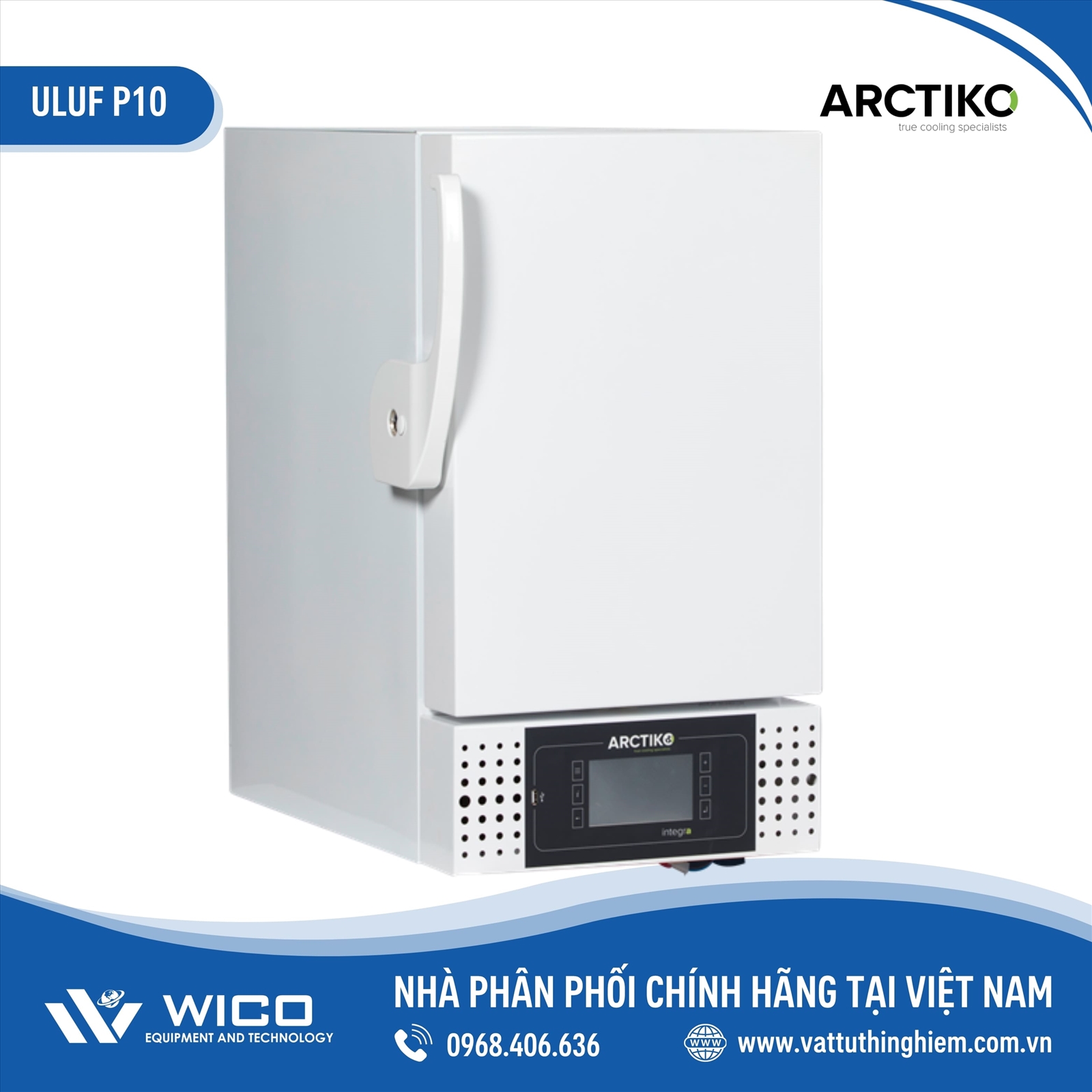Tủ lạnh âm sâu -86 độ C 7 lít Đan Mạch ULUF P10 (Arctiko)