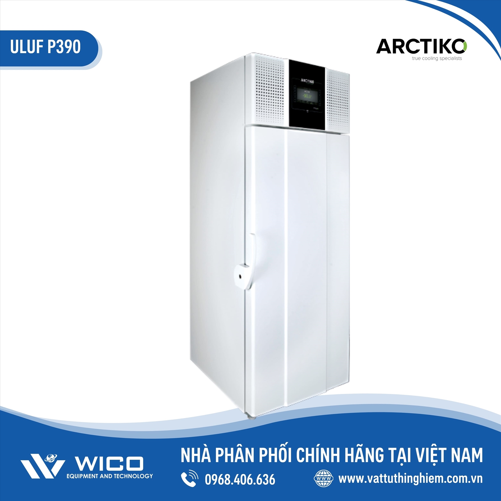 Tủ lạnh âm sâu -90 độ C 381 lít Đan Mạch ULUF P390 (Arctiko)