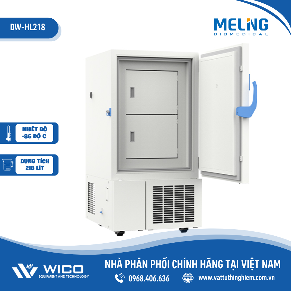 Tủ Lạnh Âm Sâu -86 Độ C Meiling DW-HL218 | 218 Lít