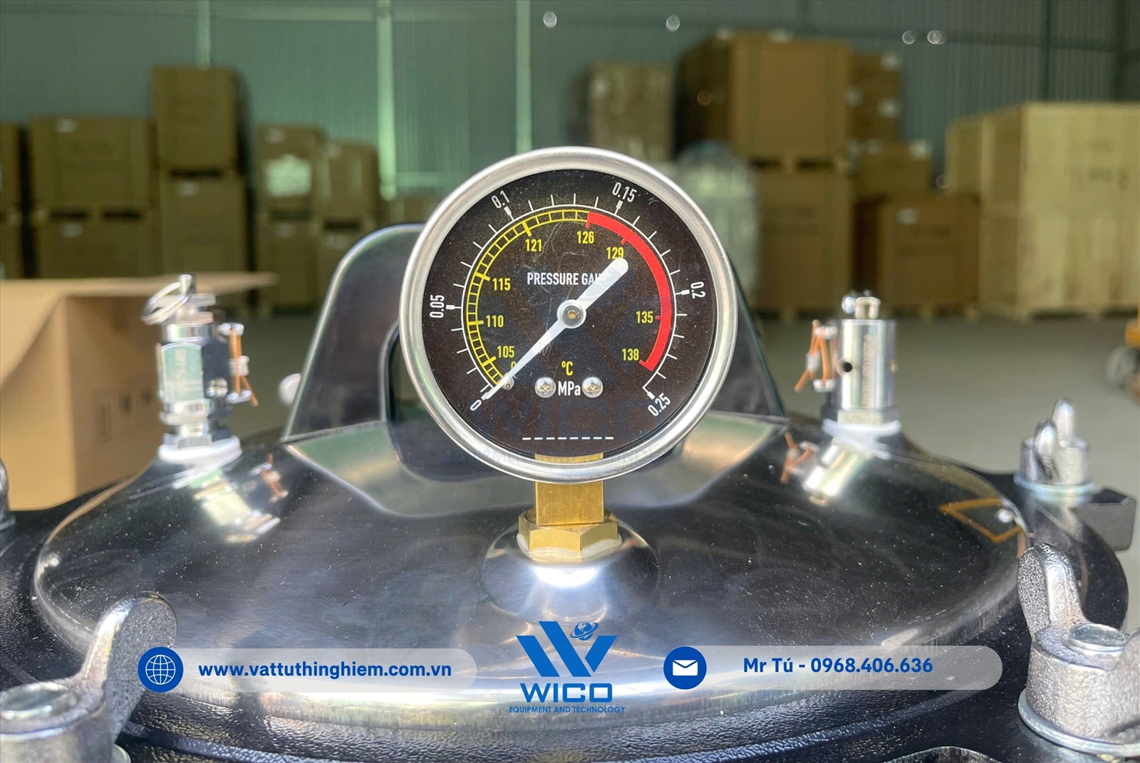 Nồi hấp tiệt trùng để bàn 24 lít Jibimed AC-24PJ