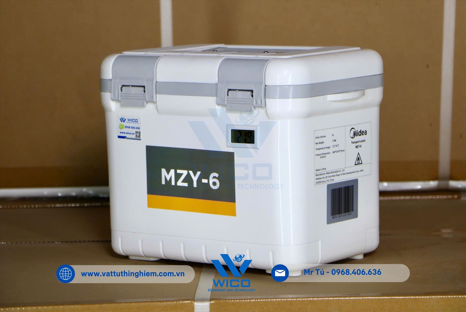 Hộp Bảo Quản Vắc Xin 6 Lít Midea MZY-6