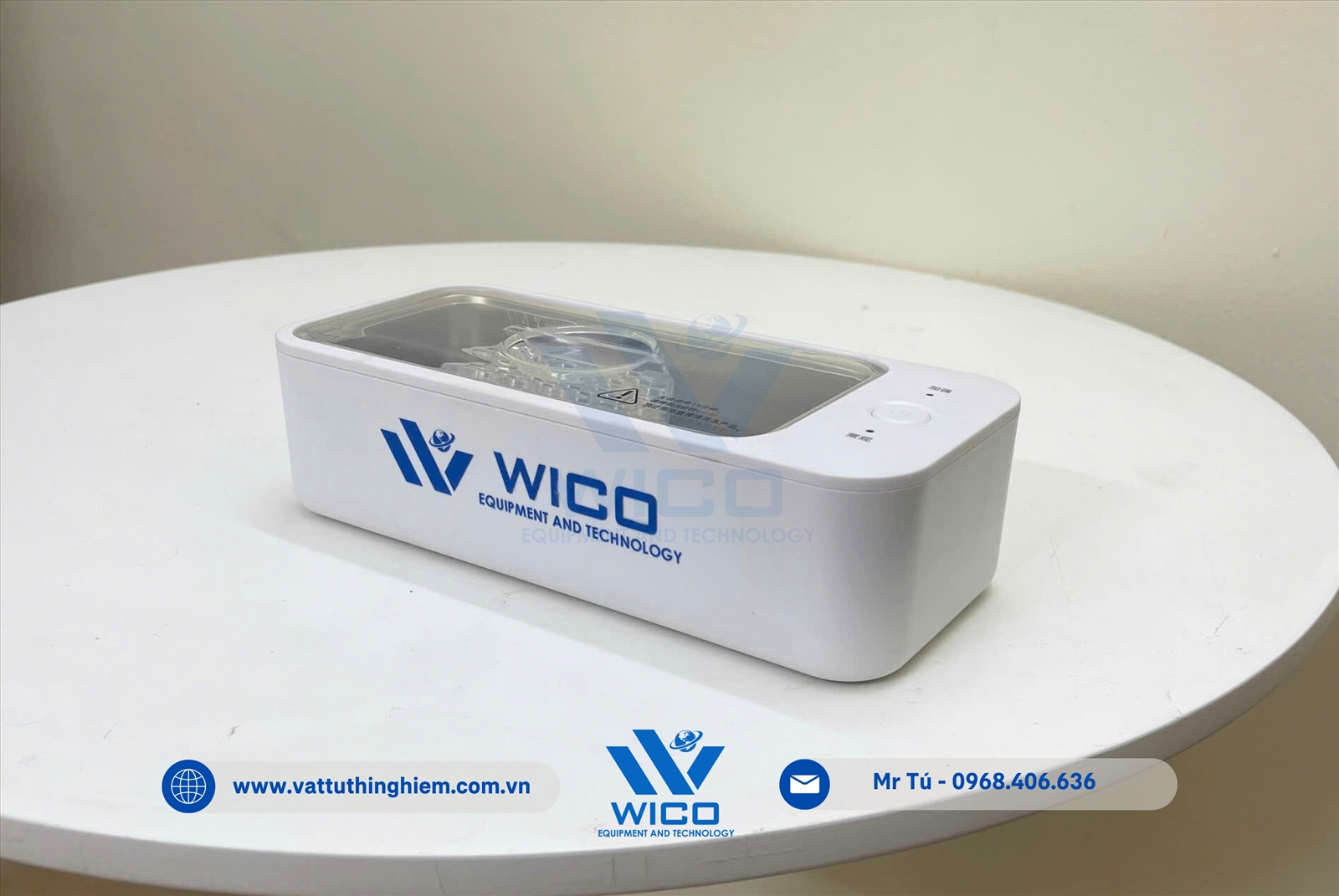 Bể Rửa Siêu Âm Mini Cầm Tay UC-6008 ⭐ 400ml