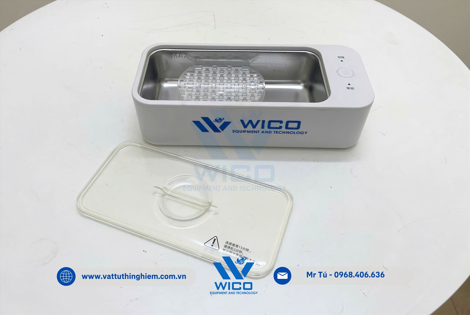 Bể Rửa Siêu Âm Mini Cầm Tay UC-6008 ⭐ 400ml