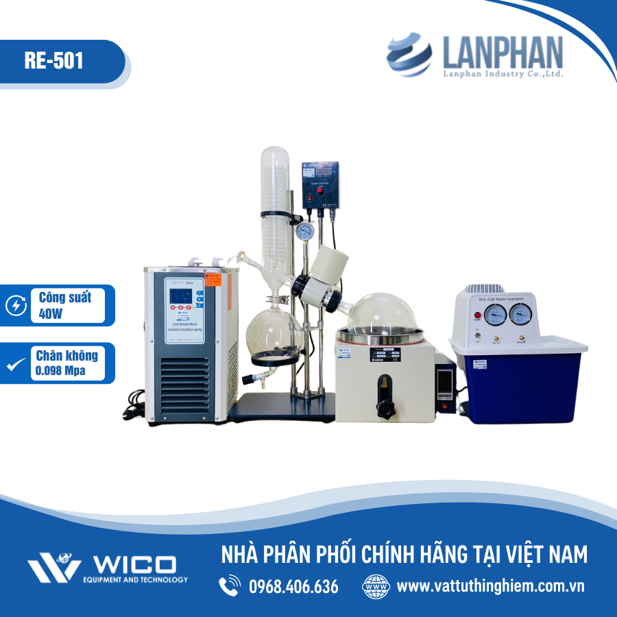 Máy Cô Quay Chân Không RE-501 | Trung Quốc