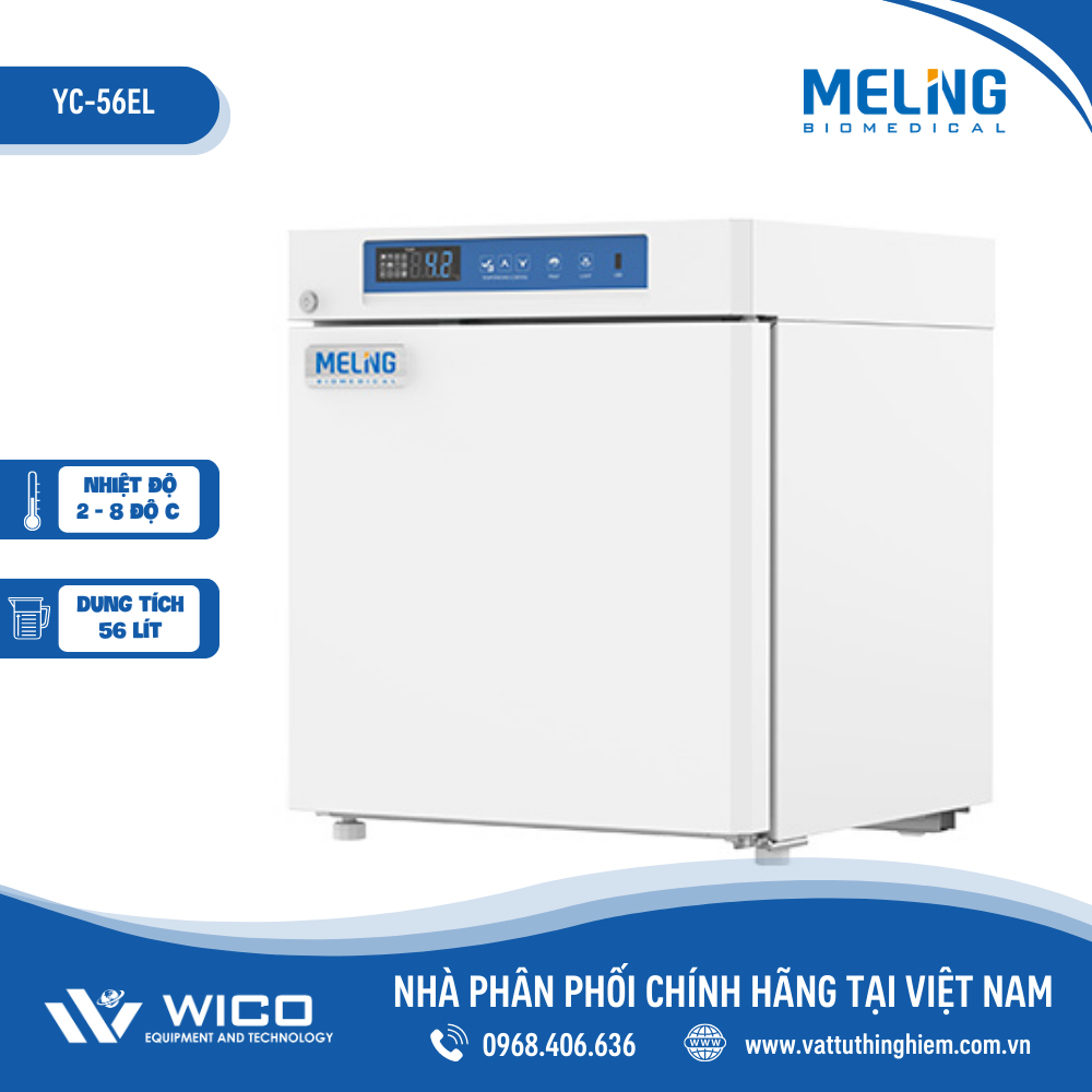Tủ Bảo Quản Vacxin - Dược Phẩm 2-8 độ C Meiling YC-56EL| 56 Lít