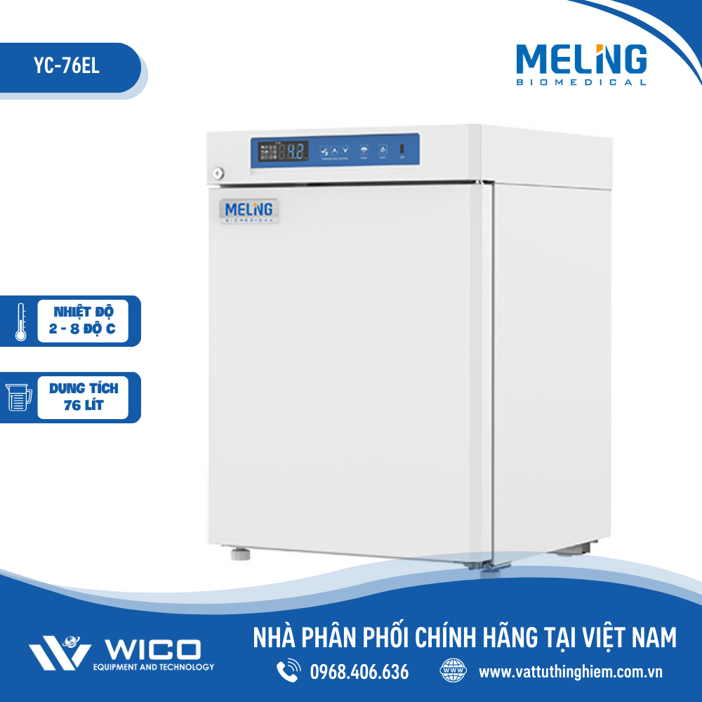 Tủ Bảo Quản Vacxin - Dược Phẩm 2-8 độ C Meiling YC-76EL | 76 Lít