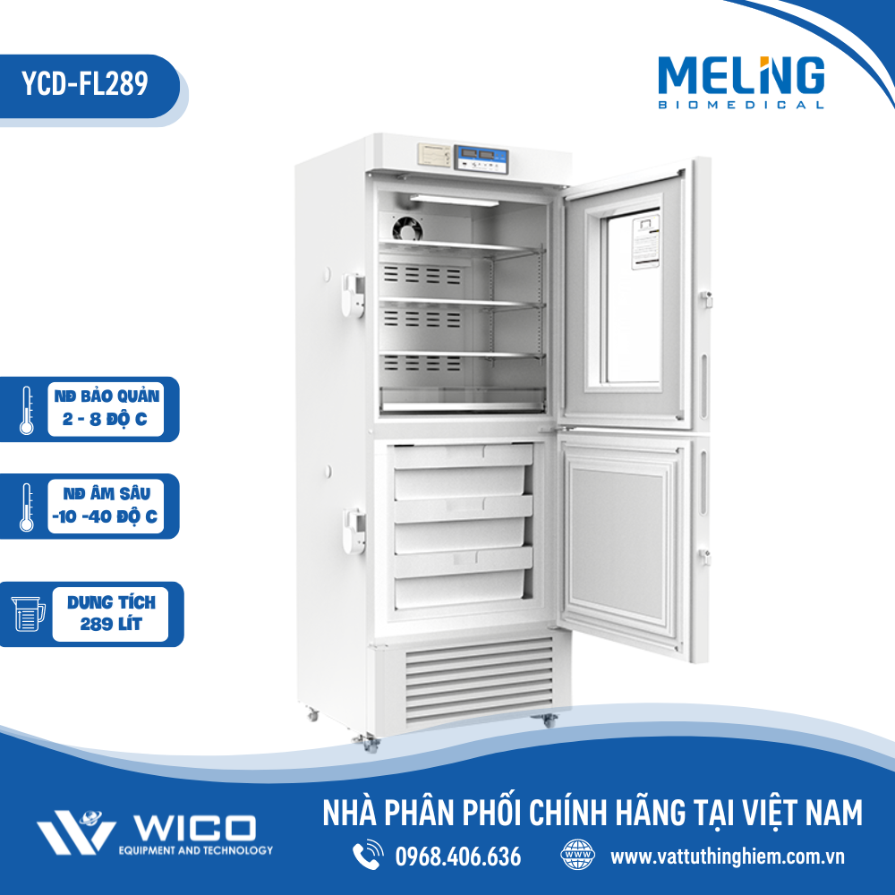 Tủ bảo quản 2 dải nhiệt độ Meiling YCD-FL289