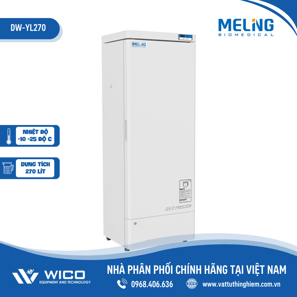 Tủ Lạnh Âm Sâu -25 độ C Meling DW-YL270 | 270 Lít
