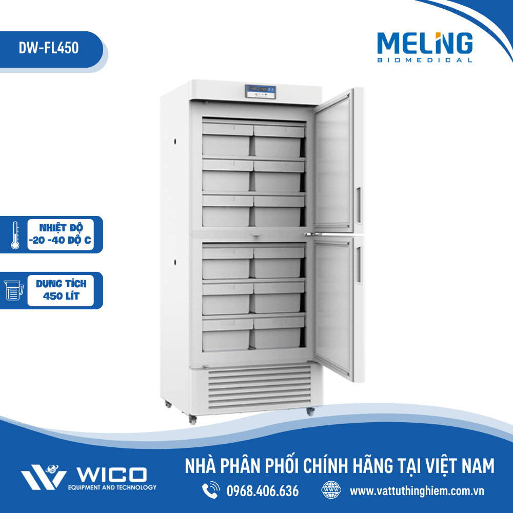 Tủ Lạnh Âm Sâu -40 độ C Hãng Meiling DW-FL450