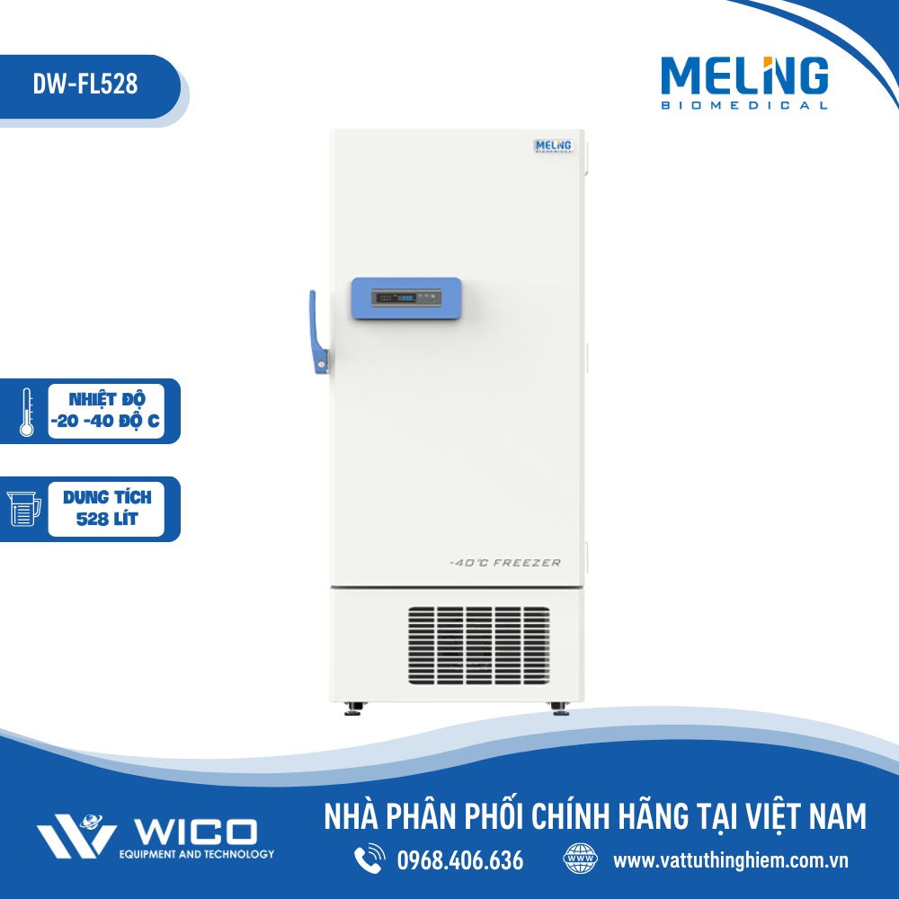 Tủ Lạnh Âm Sâu -40 độ C Hãng Meiling DW-FL528